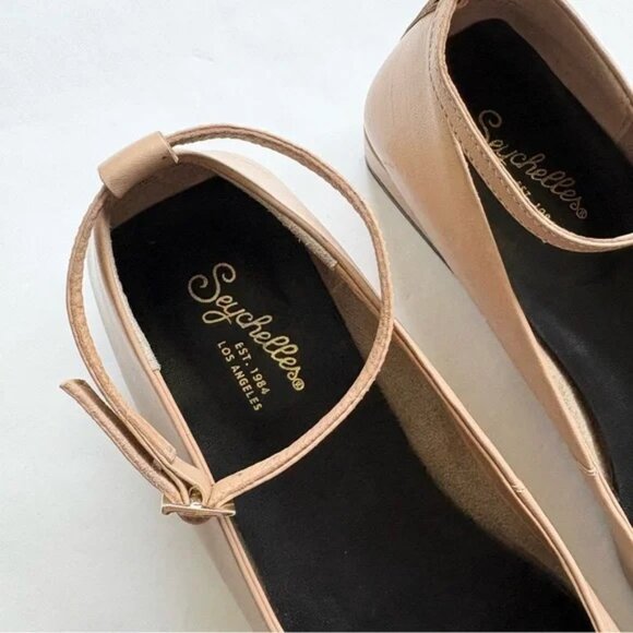 Seychelles Pumpkin Flat in Vacchetta Tan Leather - Picture 5 of 7